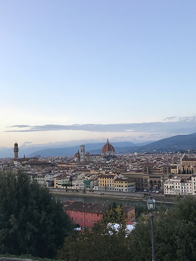 Consejos Florencia vista piazza