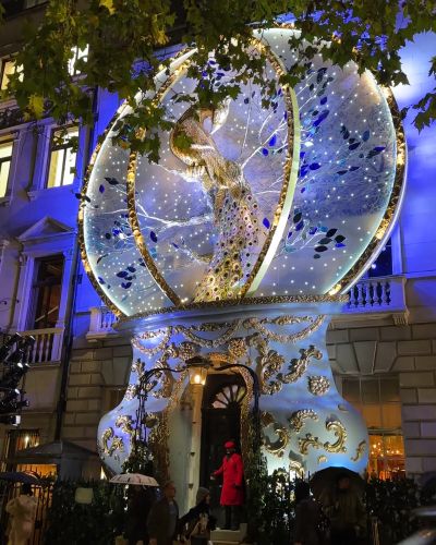 Londres en Navidad Fachadas